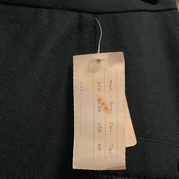 Vintage Pandolfi Green Wool Skirt, EU Size 42 - Picture 16 of 16